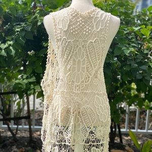 Boho lace vest
